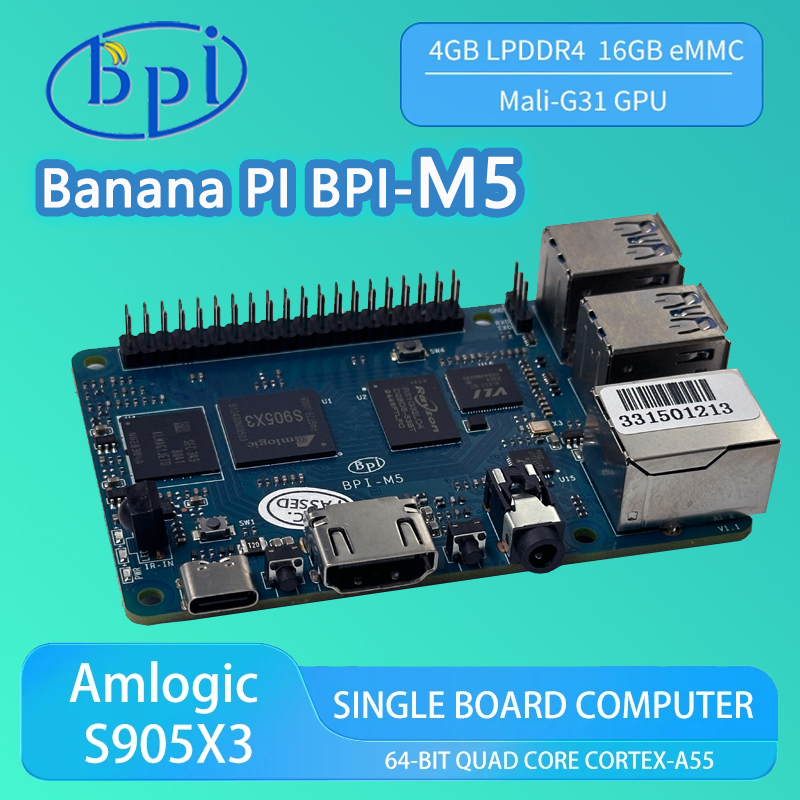Banana PI BPI-M5 4GB LPDDR4 RA - Banana Pi Bpi-M5 reseña y precio