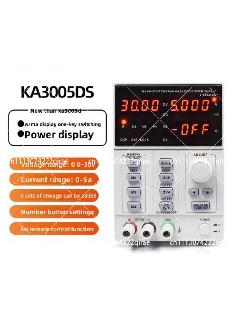Fuente de alimentación de CC p - Programmable Dc Power Supply 60V 5A reseña y precio
